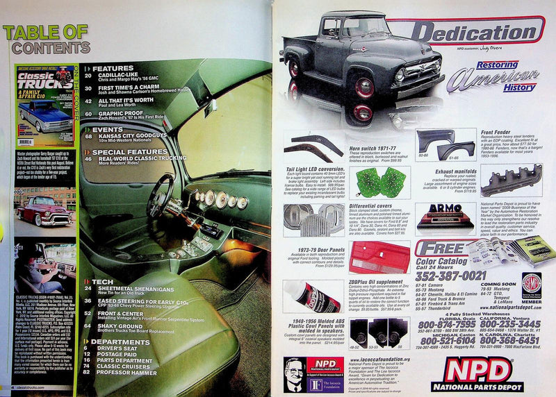 Classic Trucks Magazine April 2012 Vol 21 # 4 A Family Affair C10