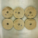 6" Buffing Polishing Wheel Buffer Pad 6pk 1" Arbor Cotton 50 Ply Spiral Sewn 3