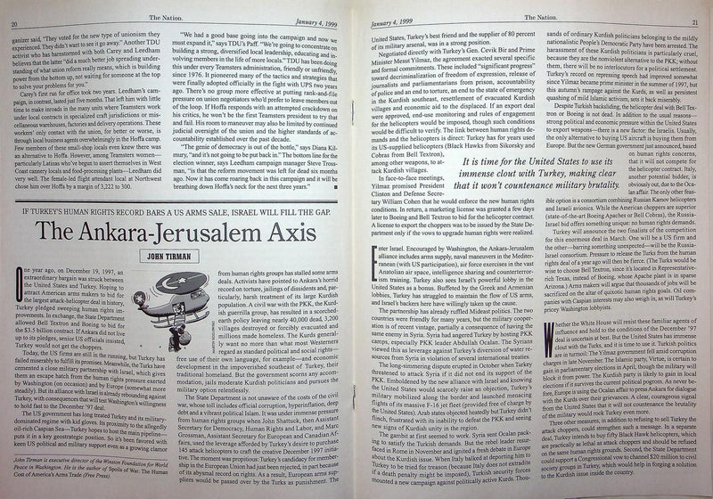 The Nation Magazine Jan 1999 Bill Clinton Impeachment Bombing Iraq Jesse Ventura