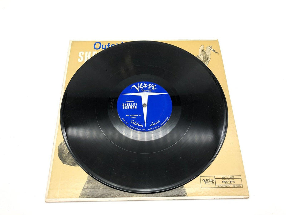 Shelley Berman Outside Shelley Berman Record 33 RPM LP MG V-15007 Verve 1959 6