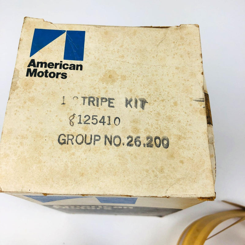 AMC 8125410 Stripe Kit Hood Decal 3682520 RH 3682521 LH Genuine OEM New NOS