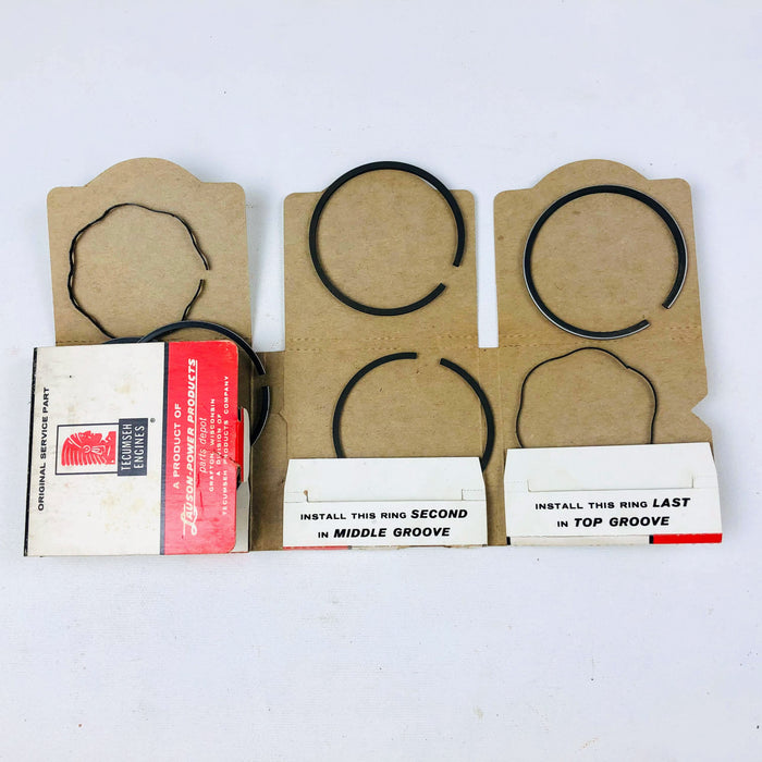 Tecumseh 29907 Piston Ring Set Lawn Mower Engine Genuine OEM New Old Stock NOS