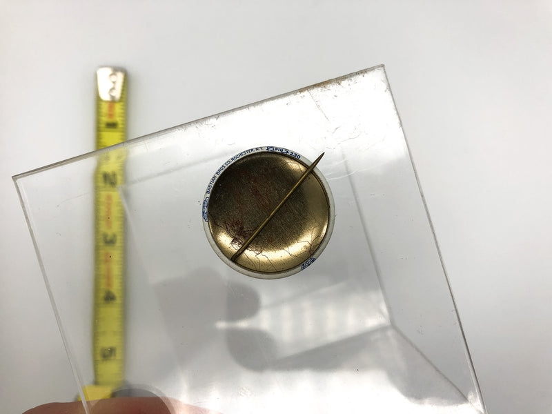 Vintage HHH Hubert H Humphrey Pinback Button Presidential Political Bastian NY 1