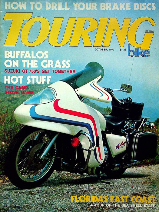 Touring Bike Magazine October 1977 Vol 2 #1 Kawasaki 400 Accessories Suzuki Club