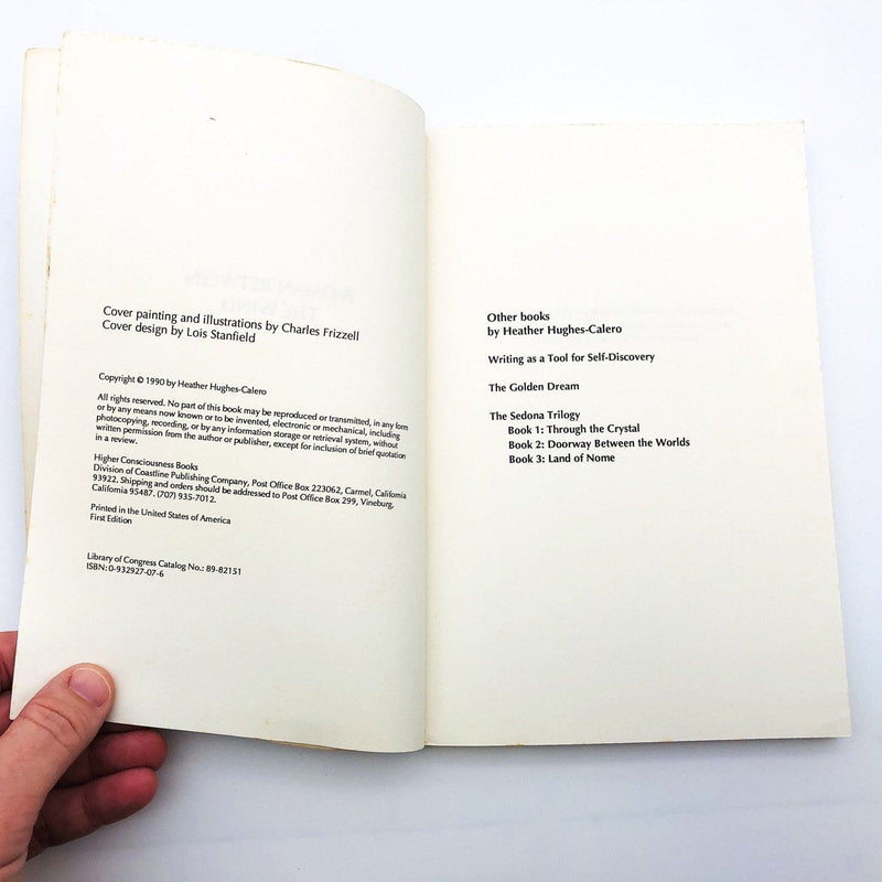 Woman Between The Wind Paperback Heather Hughes Calero 1990 Shamanism Spiritual 8