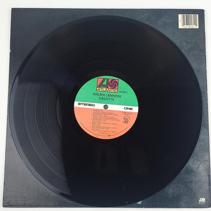 Julian Lennon Valotte Record 33 RPM LP 80184-1 Atlantic Records 1984 3