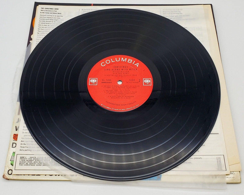 Mitch Miller And The Gang Christmas Sing-Along 33 RPM LP Record Columbia 1958 7
