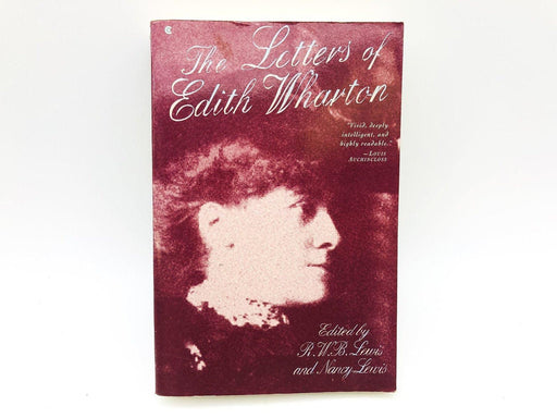 The Letters Of Edith Wharton Paperback R W B Lewis 1989 Women Authors Letters 1