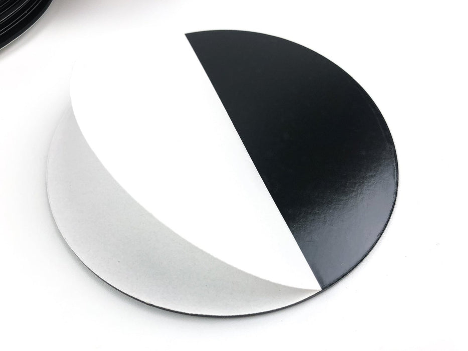 25PK Black Acrylic Circle Discs Round Plexiglas Laser Cut Sheet 5-1/8" Diameter 2