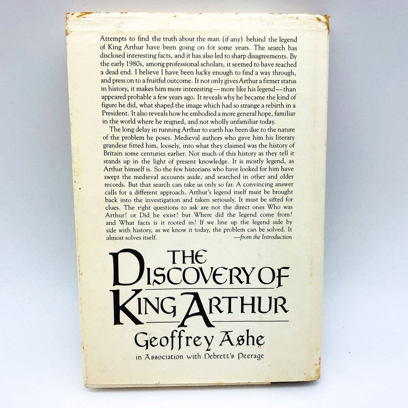 The Discovery Of King Arthur Hardcover Geoffrey Ashe 1985 British Kings Rulers 2