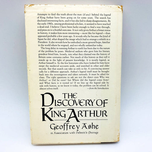 The Discovery Of King Arthur Hardcover Geoffrey Ashe 1985 British Kings Rulers 2