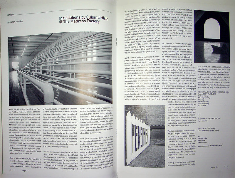 Angle Magazine Nov-Dec 2004 Pekoc Dark Nature Hernan Bas Lorna Simpson Kabakov