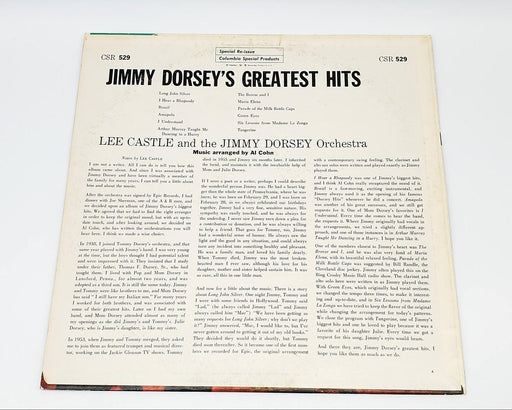 Lee Castle Jimmy Dorsey's Greatest Hits LP Record Columbia CSR 529 2