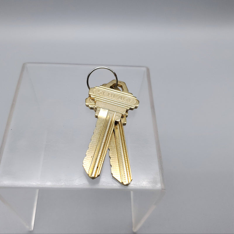 Schlage Mortise Lock Cylinder 20-001 F Keyway Satin Chrome 626 1-1/2" Length NOS