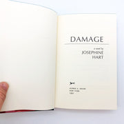 Damage Hardcover Josephine Hart 1991 Romance Betrayal Father Son 1st Edition 1 7