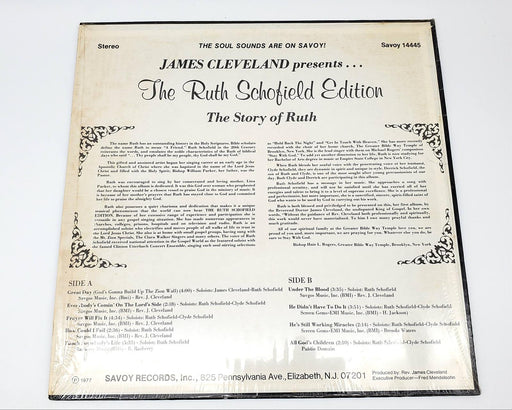 Rev. James Cleveland & Ruth Schofield The Story Of Ruth LP Record 1977 IN SHRINK 2