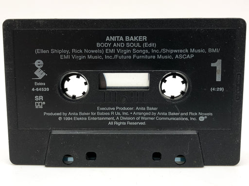 Body and Soul Anita Baker Cassette Single Elektra Records 1994 NO CASE 1