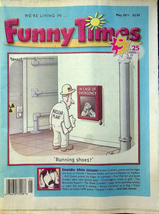 Funny Times Magazine May 2011 Garrison Keillor, Bruce Cameron, Roz Warren 1