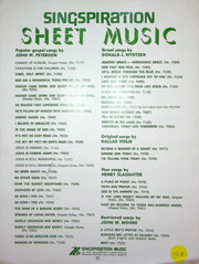 Sheet Music Walk With Me Al Langdon Harry Slaughter 1963 Religious Christian 3