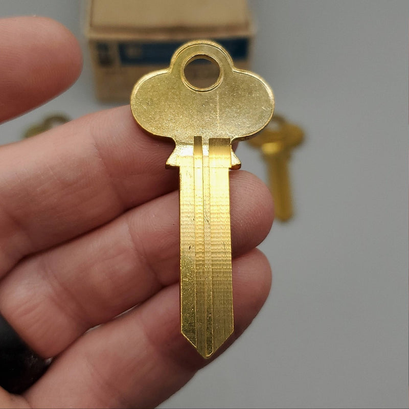 5x Corbin BX1-67A2 Key Blanks 67A2 Keyway Brass 6 Pin NOS 2