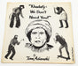 Tom Adamski Khadafy We Don't Need You 45 RPM Single Record Candle 1986 NR16449 1