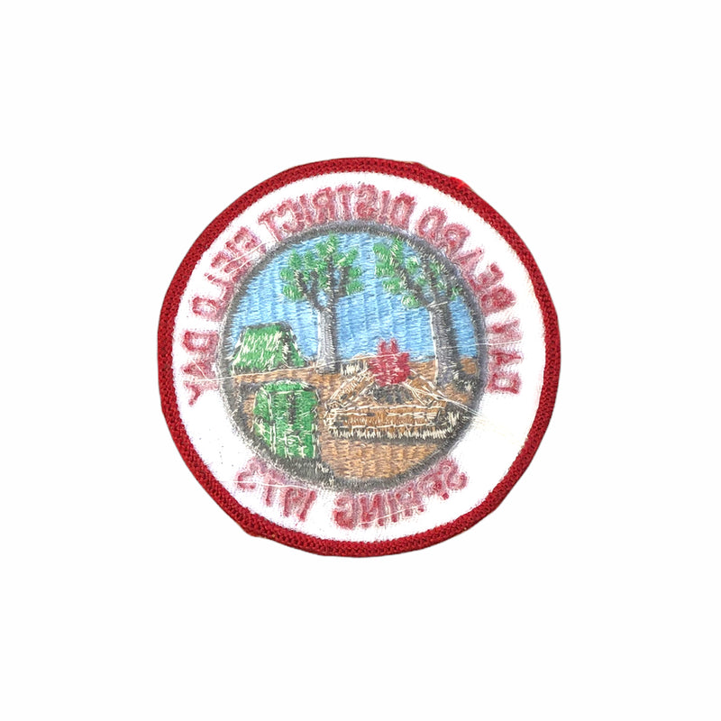 Boy Scouts of America BSA Dan Beard District Field Day Patch Spring 1973 3