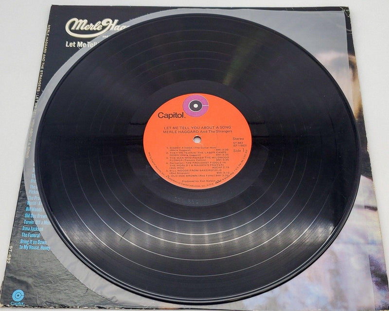 Merle Haggard Let Me Tell You About A Song 33 RPM LP Record Capitol Records 1972 5