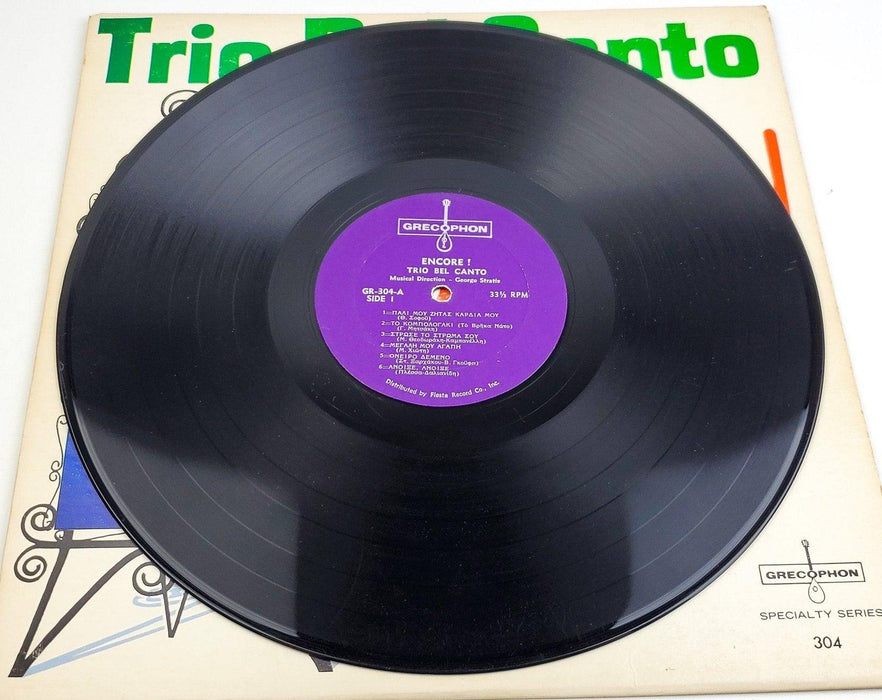 Trio Bel Canto Encore! 33 RPM LP Record Grecophon 1965 GR-304 5