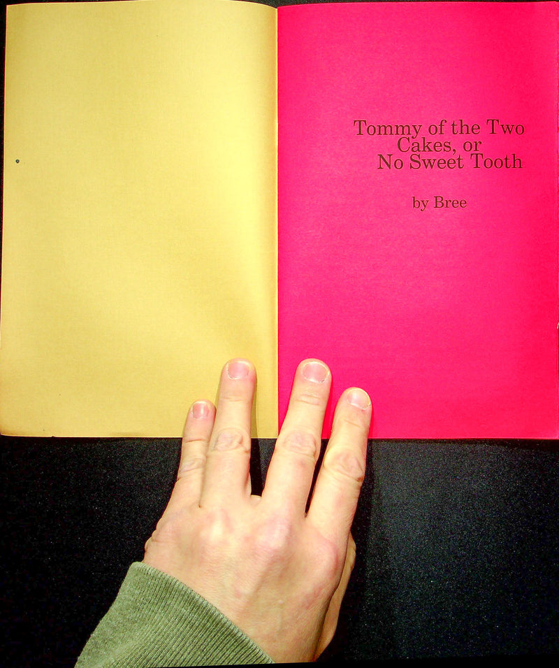 Zine Tommy Of The Two Cakes Or No Sweet Tooth 2006 Bree DIY Culture Cleveland OH