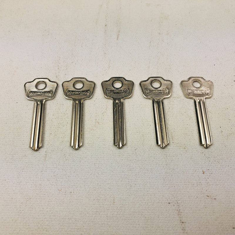 5x Master Lock 105K Key Blanks Vintage Padlock Uncut New Old Stock Nos