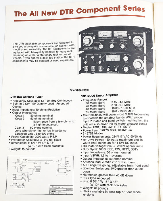 1979 Dentron Radio Company Catalogs & Price Guide - 2 Variations (Green & Brown)