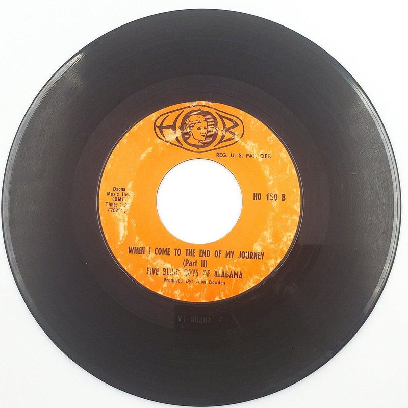 The Five Blind Boys of Alabama When I Come To The End Of My Journey 45 Single 2