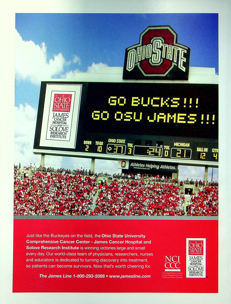 Ohio State Buckeye Football Program Oct 21 2006 Vs. Indiana Hoosiers Tim Schafer