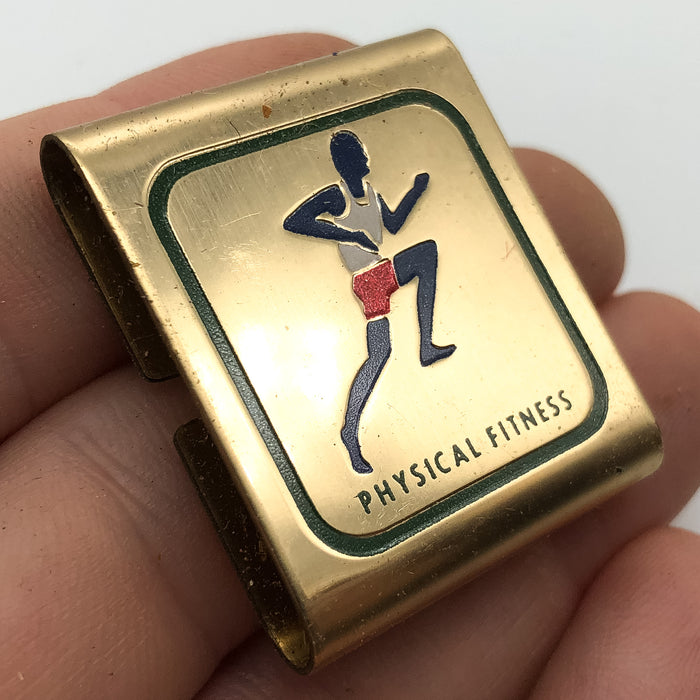 Boy Scouts of America Physical Fitness Metal Belt Slide Clip Skill Award Runner 6