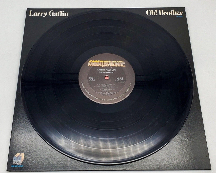 Larry Gatlin Oh! Brother 33 RPM LP Record Monument 1978 MG7626 6