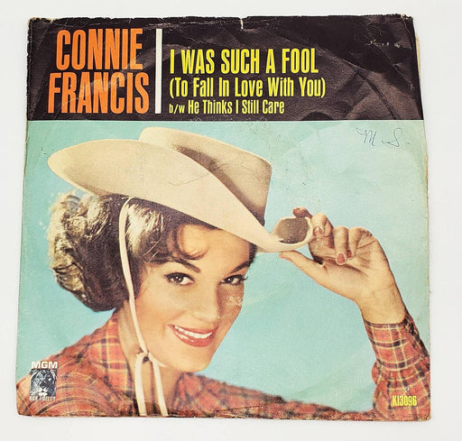 Connie Francis He Thinks I Still Care 45 RPM Single Record MGM 1962 K 13096 2