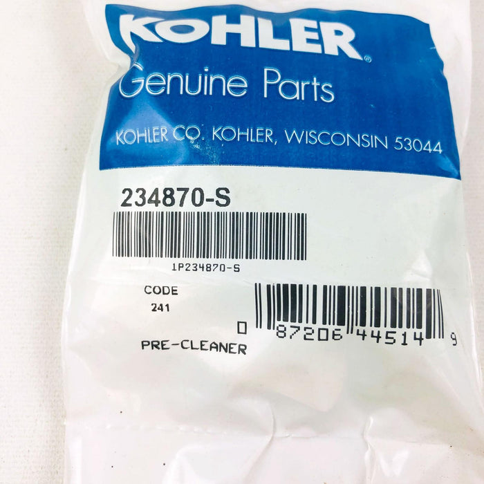 Kohler 234870-S Pre Cleaner Air Filter New Old Stock NOS Sealed