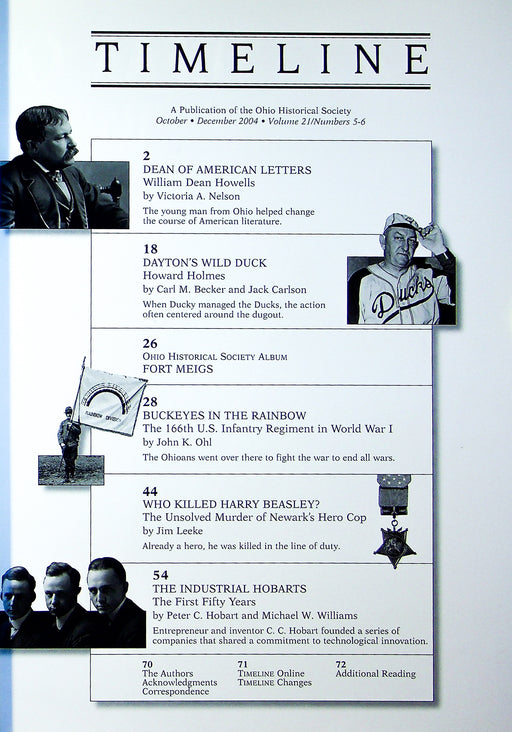 Timeline Magazine Ohio 2004 Vol 21 No. 4 Rutherford B. Hayes Van Sweringen Bros 1