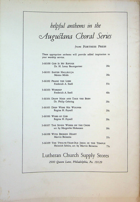 Journal of Church Music Magazine Feb 1967 Improvisation in the Church Service 2