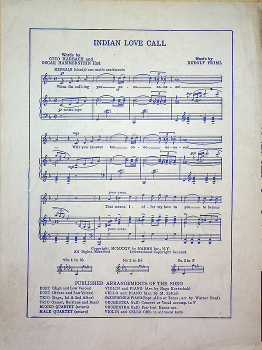 Garden of the Moon Sheet Music Harry Warren Warner Bros Movie Film 1938 O'Brien 5