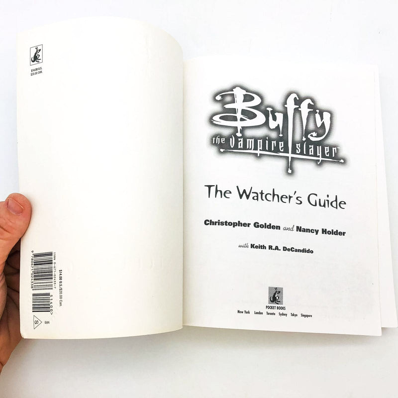 Buffy The Vampire Slayer The Watchers Guide Paperback Christopher Golden 1998 6