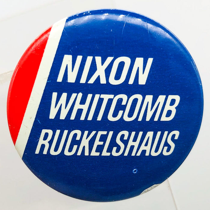 Nixon Whitcomb Ruckelshaus Button 1.25" Presidential Campaign Political 5