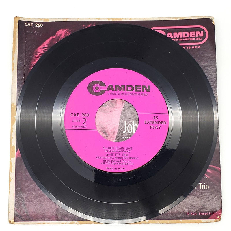 Johnny Desmond Guilty I'll Close My Eyes 45 RPM EP Record RCA 1954 CAE 260 4