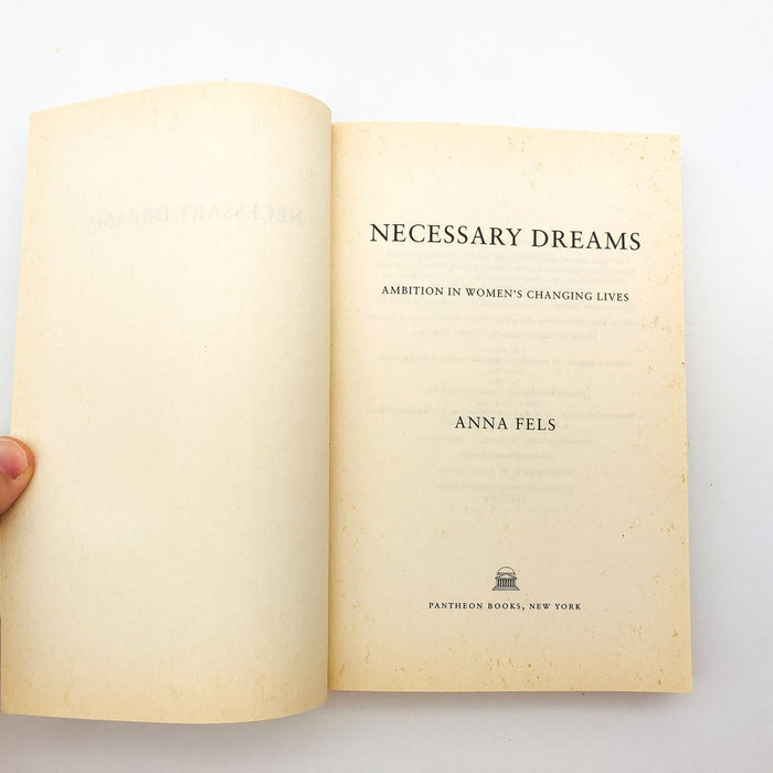 Necessary Dreams Paperback Anna Fels 2004 Women Ambition Motherhood Marriage 7