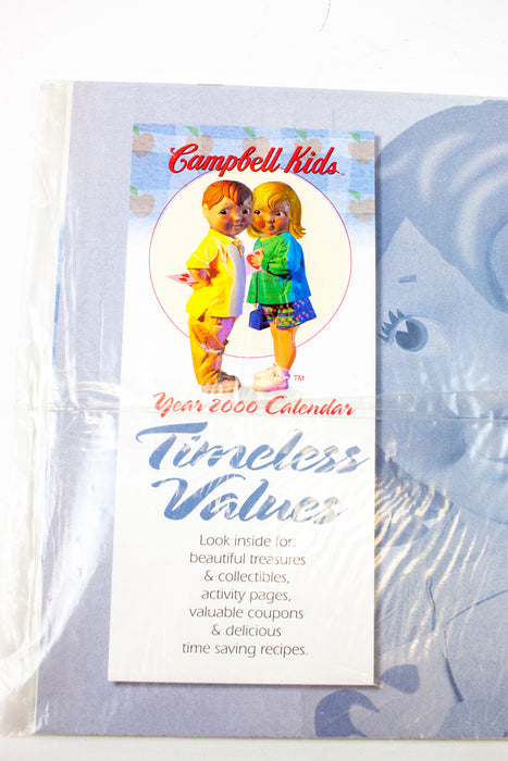 2000 Campbell's Tomato Soup Kids Wall Calendar "Timeless Values" - 12"x11" | NEW