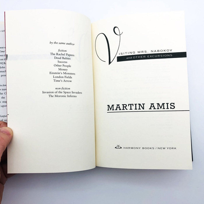 Visiting Mrs Nabokov Hardcover Martin Amis 1993 Other Excursions John Updike 7