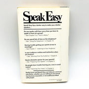 Speak Easy Hardcover Sandy Linver 1978 Public Speaking To The Top 2