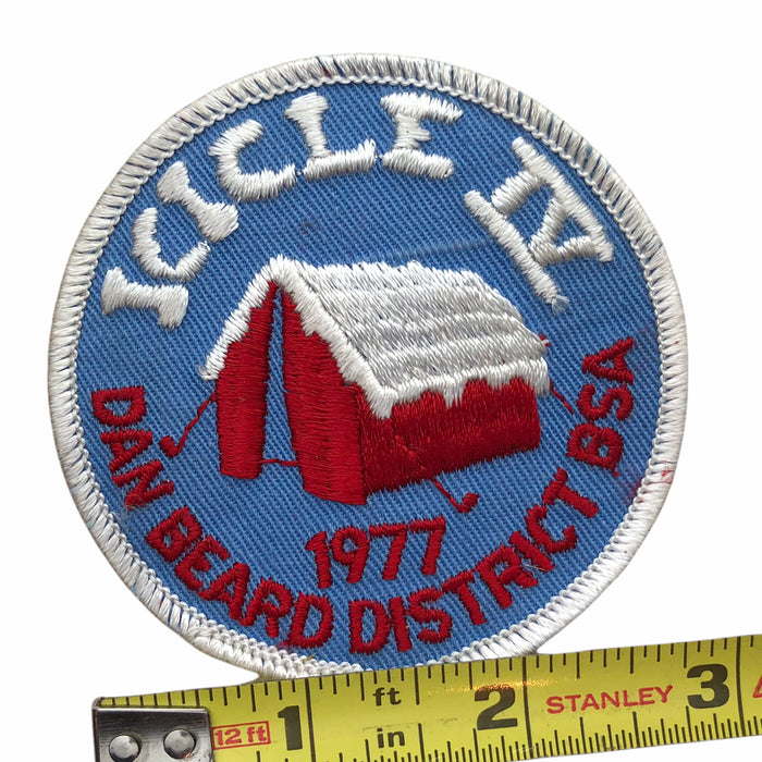 Boy Scouts of America BSA Dan Beard District Patch Insignia Icicle IV Four 1977 4