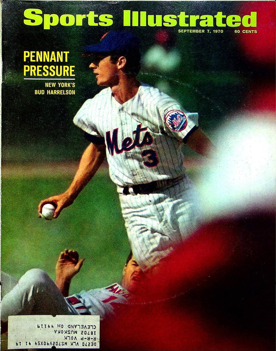 Sports Illustrated Magazine September 7 1970 Bud Harrelson & Mets Pennant Race