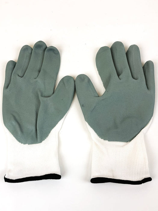 12 Pair Palm Coated Work Gloves Extra Small XS Nitrile Knit 13 Gauge MCR 9673 3